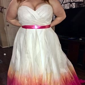Airbrushed Wedding Dress